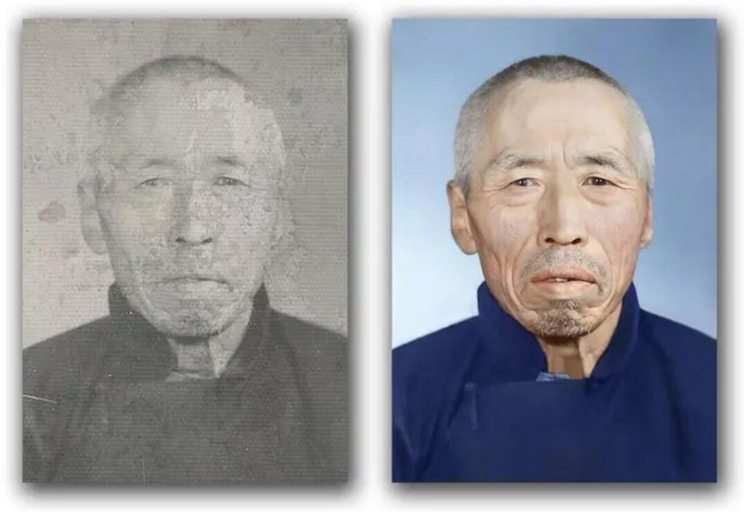 竹根滩镇破损照片修复-56